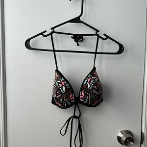 Geometric Patterned Bikini Top